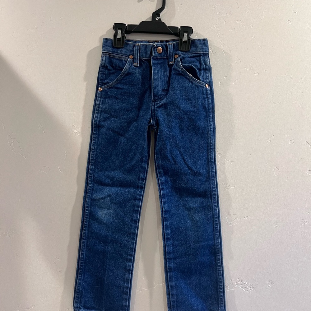 Wrangler Boy’s Slim Fit Jeans in Deep Blue
